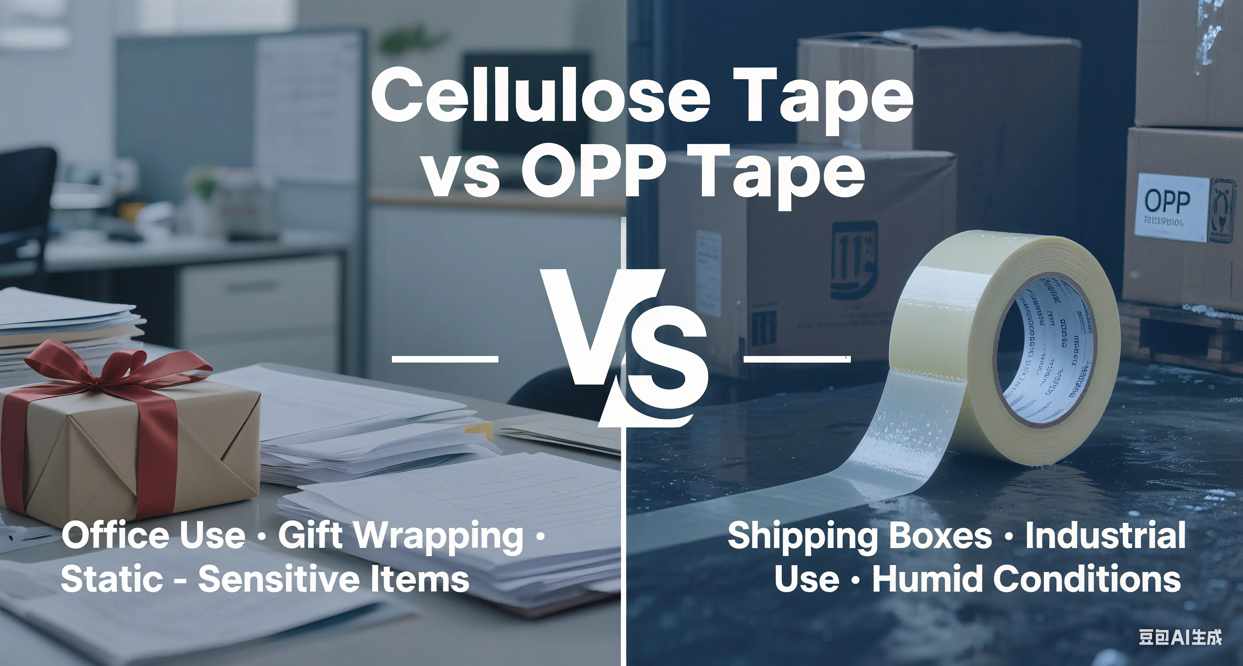 Cellulose Tape vs OPP Tape .webp